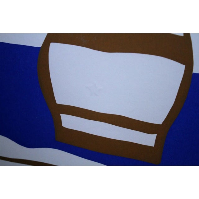 Daniel Gelakoska Embossed Flowers Contemporary Serigraph with Embossed Artist For Sale - Image 4 of 9