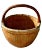 Chinese Country Willow Basket With Tree Branch Handle For Sale