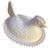 Mid-Century Modern Vintage Indiana Glass White Milk Glass Hen on Nest Covered Dish For Sale - Image 3 of 11