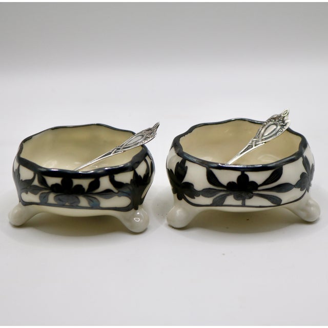 Elevate your tablescape or antique silver collection with this exceptional, complete pair of turn-of-the-century master...