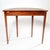 Brown Mid 20th Century RBC Neoclassical Directoire Mahogany Inlay Demilune Table For Sale - Image 8 of 12
