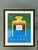 This striking framed advertising poster is a vibrant homage to the legendary collaboration between the House of Chanel and...