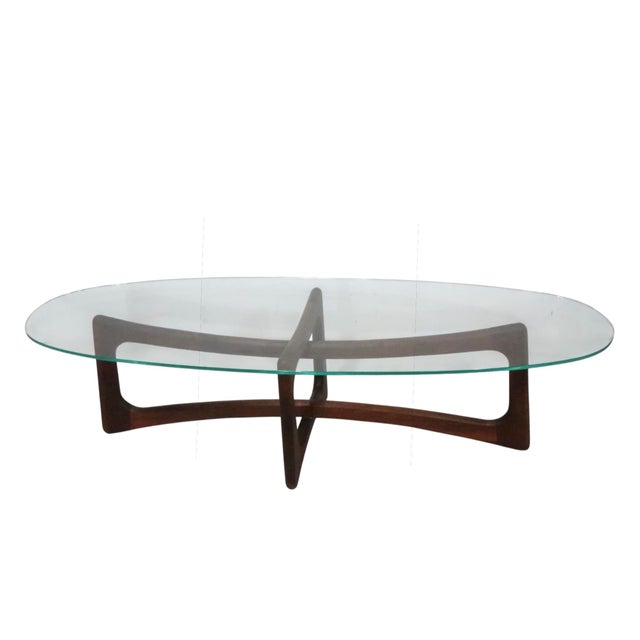 Mid Century Glass Top CoffeeTable by Adrian Pearsall C 1950/60's For Sale - Image 13 of 13