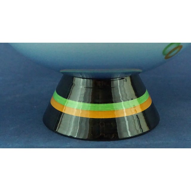 Vintage Italian Ceramic Vase with Lid by the Galvani Factory, 1920s For Sale - Image 17 of 18