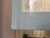 Vintage Etched Glass Carved Wood Console Table For Sale - Image 9 of 16