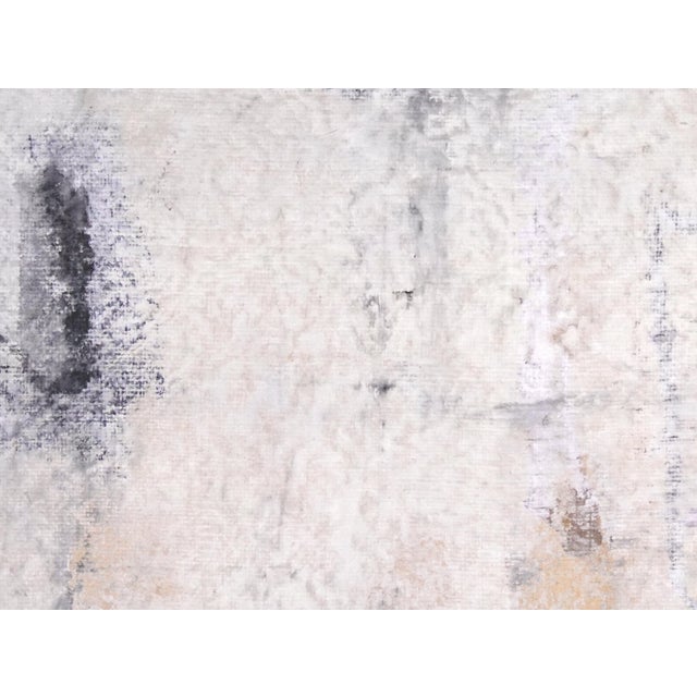 Fiesta. XII White Framed Abstract Painting For Sale - Image 4 of 4