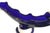 1970s Cobalt Blue Blown Glass American Cornucopia Gondola Centerpiece Vase For Sale - Image 14 of 16