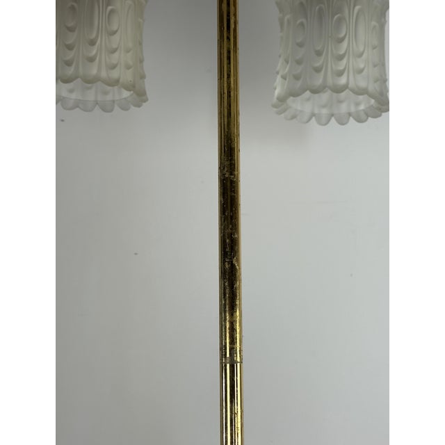 Vintage Glass and Metal Chandelier, 1960s For Sale - Image 9 of 12