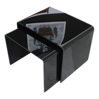 Glass Coffee Tables, Denmark, 1970s For Sale