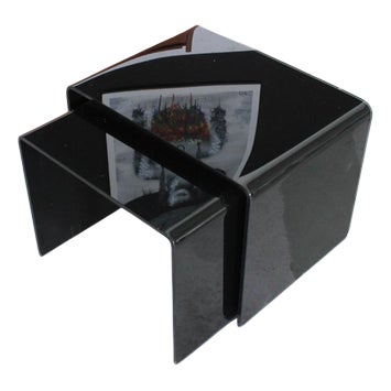 Glass Coffee Tables, Denmark, 1970s For Sale