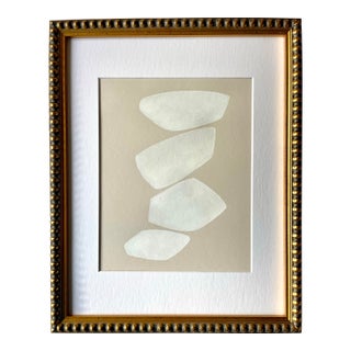 2025 "Sentiero" Modern Abstract Painting on Cotton Paper by Artist r.k. Red For Sale