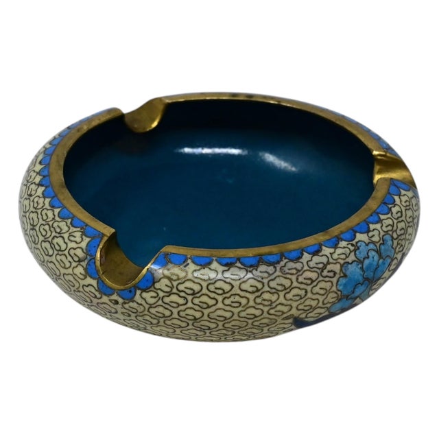 1960s Beijing Jingfa Cloisonné Trinket Trays / Ashtrays - Set of 3 For Sale - Image 9 of 18