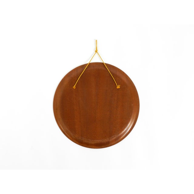 Mid-Century Modern Round Teak Wall Mirror by Ary Fanerprodukter Nybro, Sweden, 1960s For Sale - Image 9 of 13