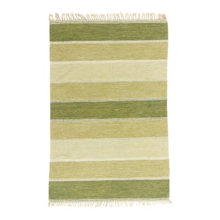 Vintage Swedish Rollakan Rug, 04'06 X 06'11 For Sale