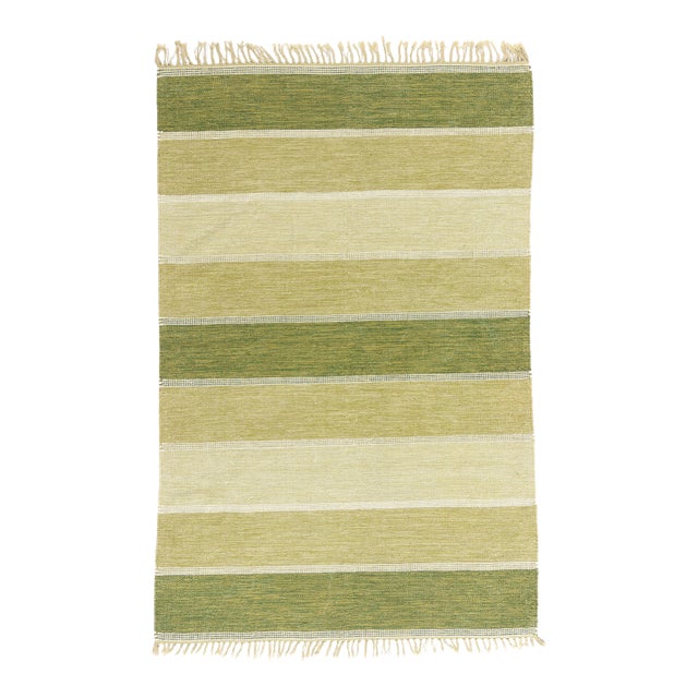 Vintage Swedish Rollakan Rug, 04'06 X 06'11 For Sale