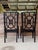 GuildMaster Chinoiserie Black Wood Geometric Fretwork High Back Armchairs – Pair For Sale - Image 4 of 12