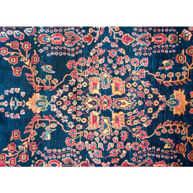 Early 20th Century Persian Sarouk Mohajeran Rug For Sale - Image 12 of 14