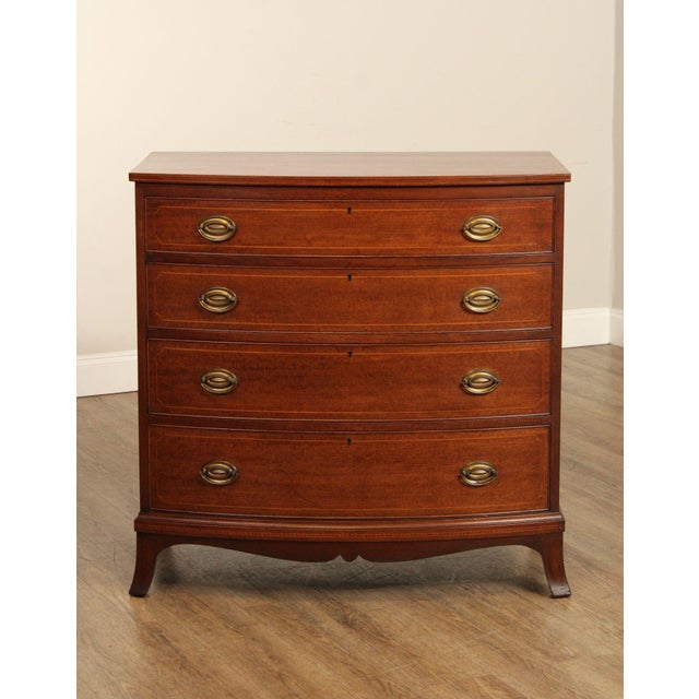 Biggs Hepplewhite Style Mahogany Chest of Drawers For Sale - Image 14 of 18