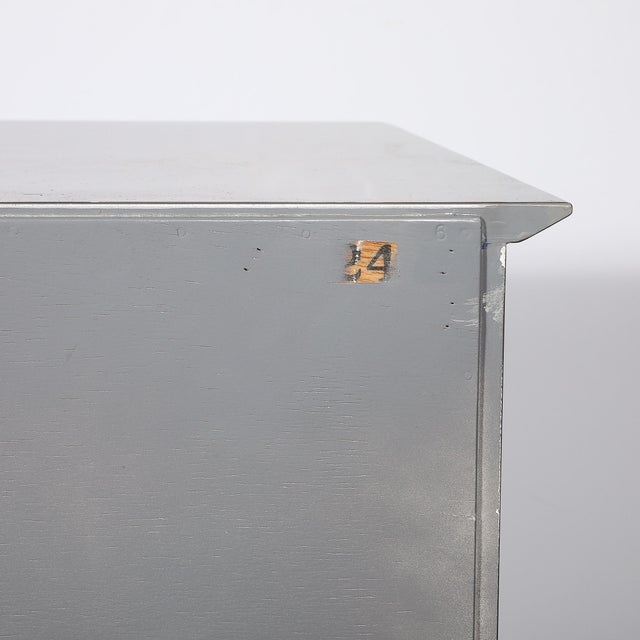 Mid-Century Modern Silver Cerused Oak Gentleman's Chest by John Stuart Inc. For Sale - Image 17 of 18