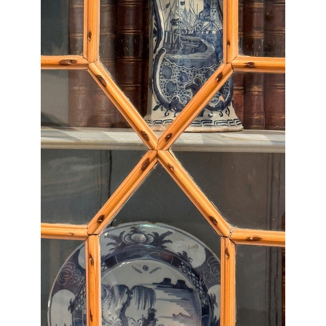 19th Century English One Piece Pine Breakfront For Sale - Image 9 of 18