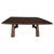 Brown Andrianna Shamaris Impressive Teak Wood minimalist Hand Carved Coffee Table For Sale - Image 8 of 18