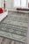 Gray 5x8 Vibrant Iris Gray Tribal Geometric Contemporary Handmade Wool Carpet Rug For Sale - Image 8 of 9