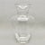 Contemporary Vintage 1980’s Simon Pearce “Shelburne” Clear Hand Blown Glass Optic Vase For Sale - Image 3 of 8