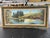 Mid Century Large Panoramic River Landscape Painting Signed For Sale - Image 4 of 5