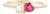 Heart Cut Ruby Diamond Toi Et Moi Ring for Valentine in 14k Gold Size 6 For Sale
