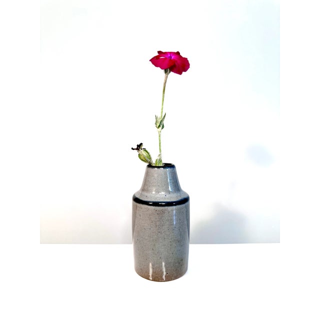 Small Studio Ceramic Art Vase by Svend Aage Jensen for Søholm Stentøj, Denmark, 1950s For Sale - Image 6 of 7