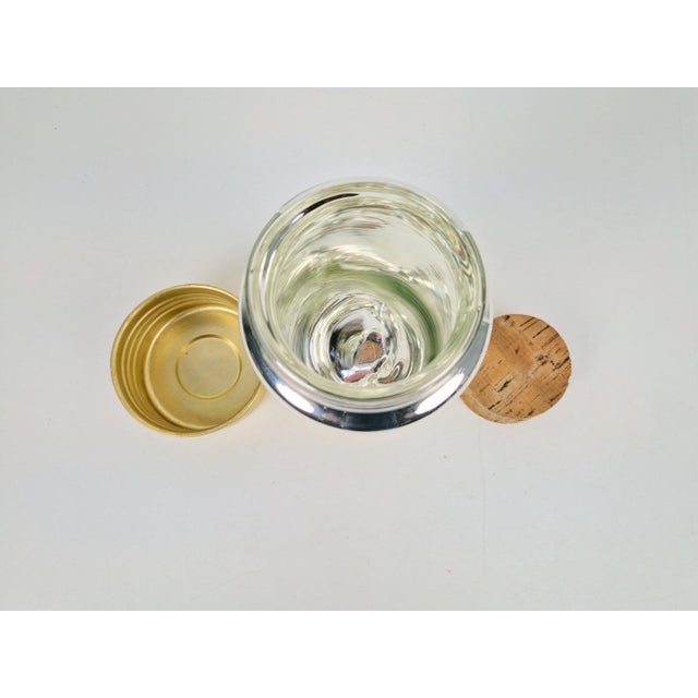 Gold Vintage German Glass and Aluminum Thermos, 1950s For Sale - Image 8 of 9