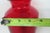 Hand Blown Ruby Red Tall Vase With Flared Opening and Clear Base 5084b For Sale - Image 10 of 11