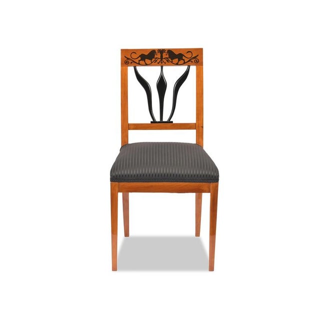 Biedermeier Chairs and Armchairs, Set of 6 For Sale - Image 8 of 13