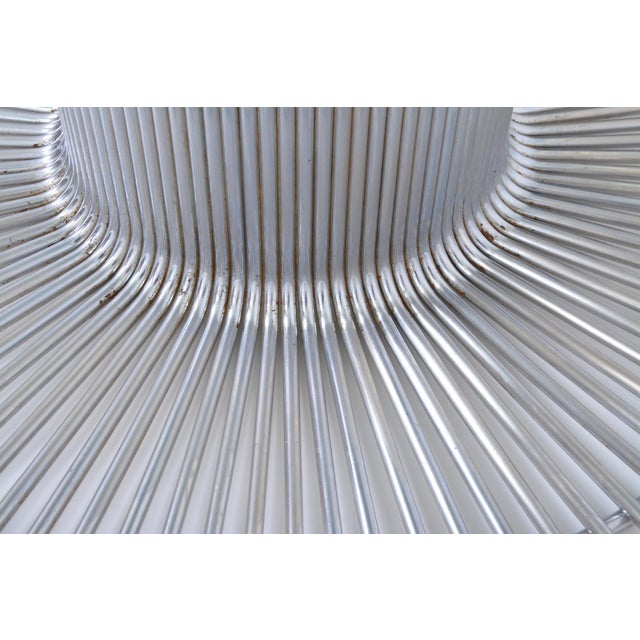 Silver Italian Dining Table in Chromed Metal and Glass by Gastone Rinaldi, 1970s For Sale - Image 8 of 16