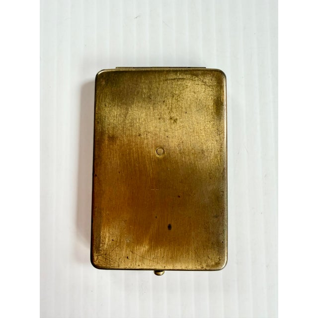 Antique Ansonia Sun Watch Portable Pocket Brass Sundial Compass For Sale - Image 9 of 10