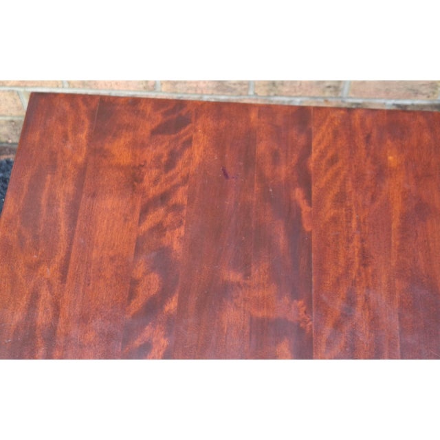 Early 18th Century Late Federal Style Mahogany Two-Tier Side Table For Sale - Image 10 of 11