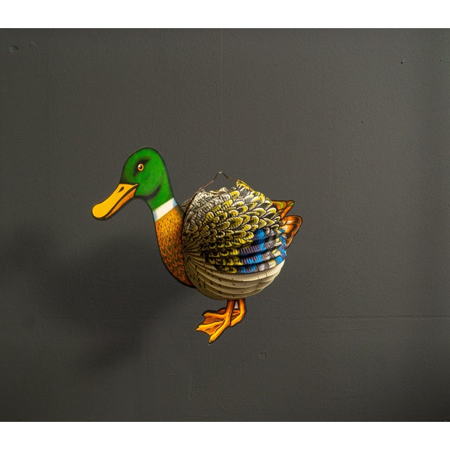 Paper Duck Lantern, West Germany, 1960s For Sale - Image 10 of 11