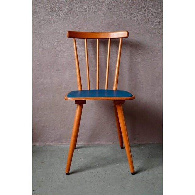 Mid-Century Compass-Legged Chairs with Spindles, Set of 6 For Sale - Image 11 of 18
