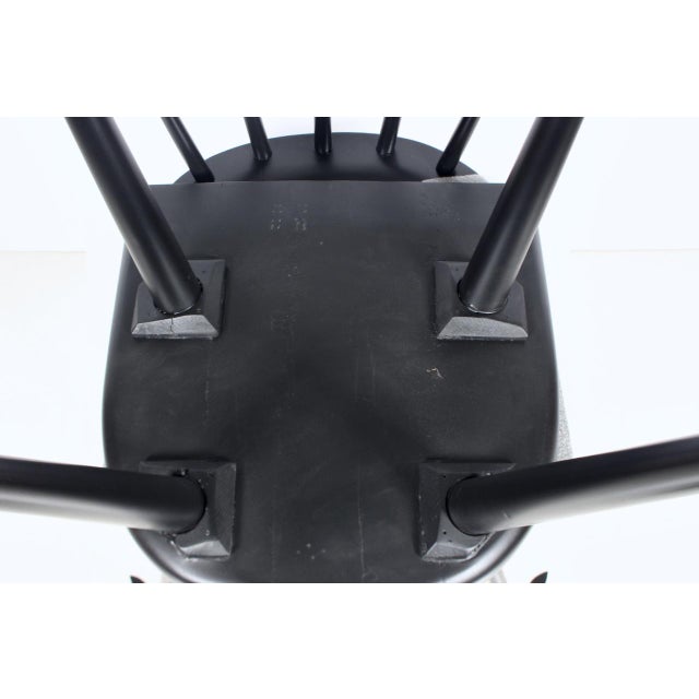 Set of 8 Attributed to Paul McCobb Planner Group Black Dining Side Chairs For Sale - Image 16 of 18