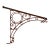 Canopy Bracket Antique Wrought Iron - Beaux-Arts Style For Sale