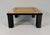 Paint Coffee Table in Ash Burl, Wood Inlay and Black Lacquer, 1980s For Sale - Image 7 of 15