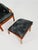 Black Set of Mid-Century Modern Lounge Chair and Ottoman by Swedese, 1960 For Sale - Image 8 of 18