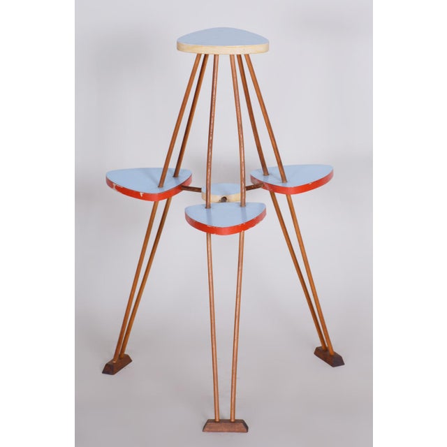 Mid-Century Flower Stand in Beech, 1950s For Sale - Image 12 of 12