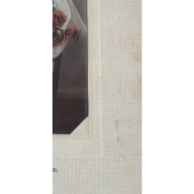 White 1931 Hand-Colored Bridal Portrait in Original Frame – “Her Mother’s Wedding Gown 1906–1931” For Sale - Image 8 of 8
