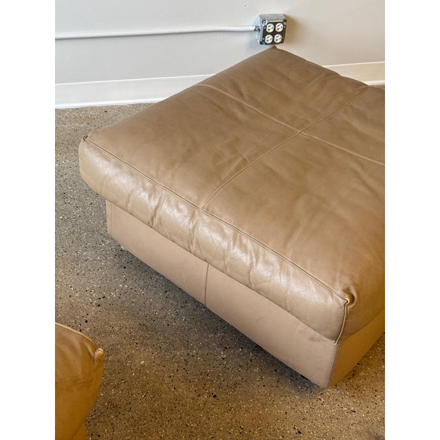 1970s Circa 1970s Erasmo Ottomans by Afra + Tobia Scarpa for B&b Italia For Sale - Image 5 of 7