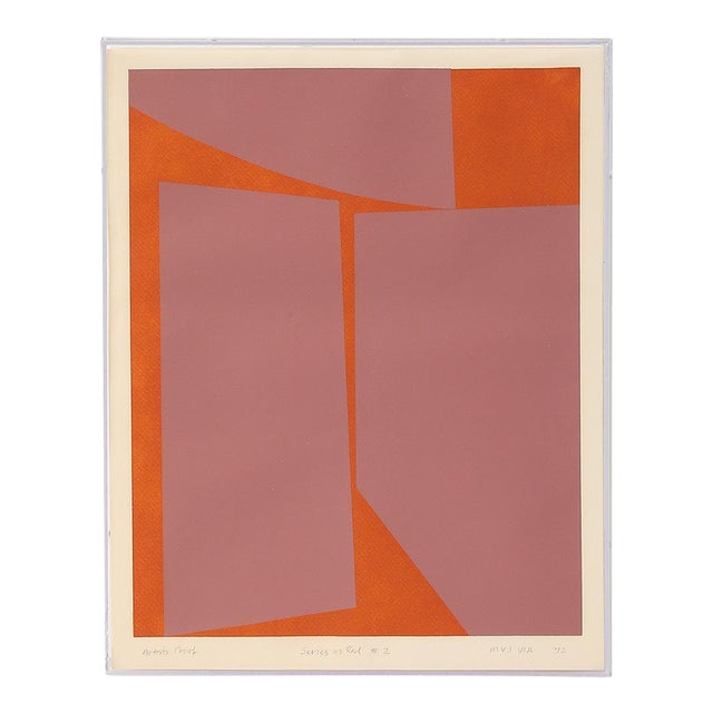 1970s Vintage Color Study 2, Framed For Sale