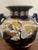 Cobalt Blue Japanese Hand Painted Kutani Porcelain Vase With Crane, Flower and Turtle Design For Sale In San Diego - Image 6 of 9