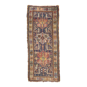 Antique Caucasian Shirvan Rug 3'10" X 8’11”