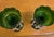 Antique C 1880-1900 Victorian Bohemian Emerald Green Glass Mantle Lustres - Pair For Sale - Image 11 of 14