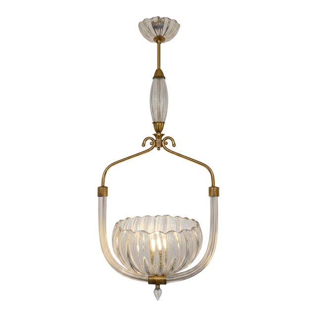 1940s Barovier & Toso Pendant, Murano For Sale